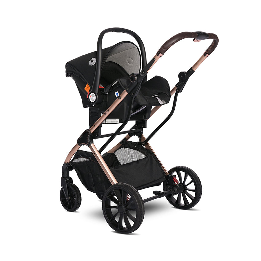 Carro de bebe glory 3 en 1 marron