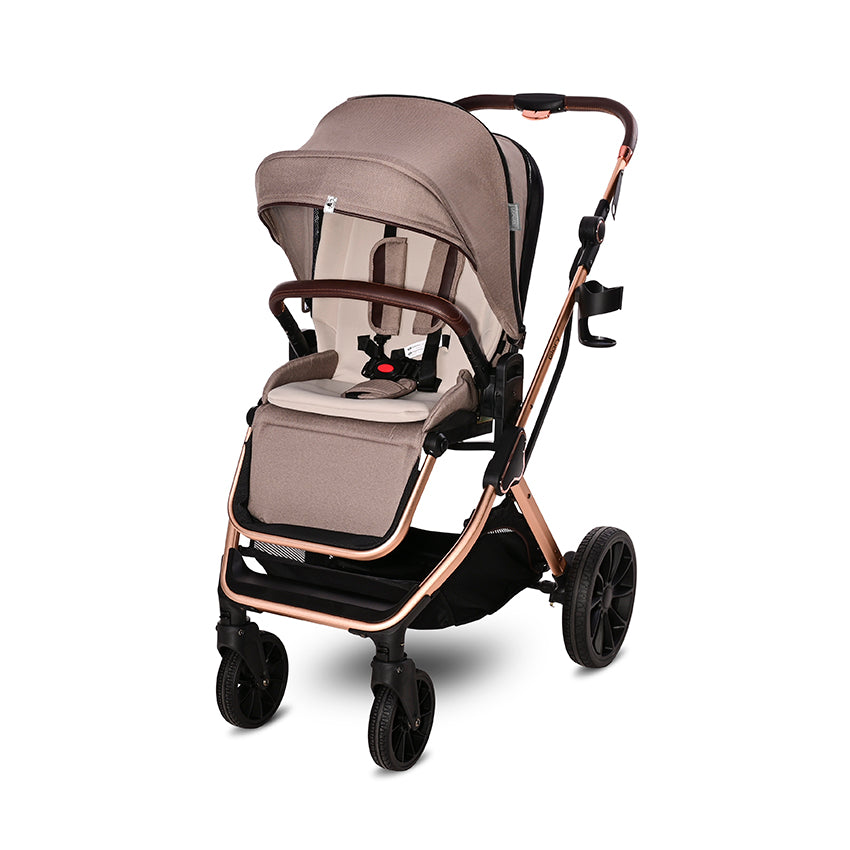 Carro de bebe glory 3 en 1 marron