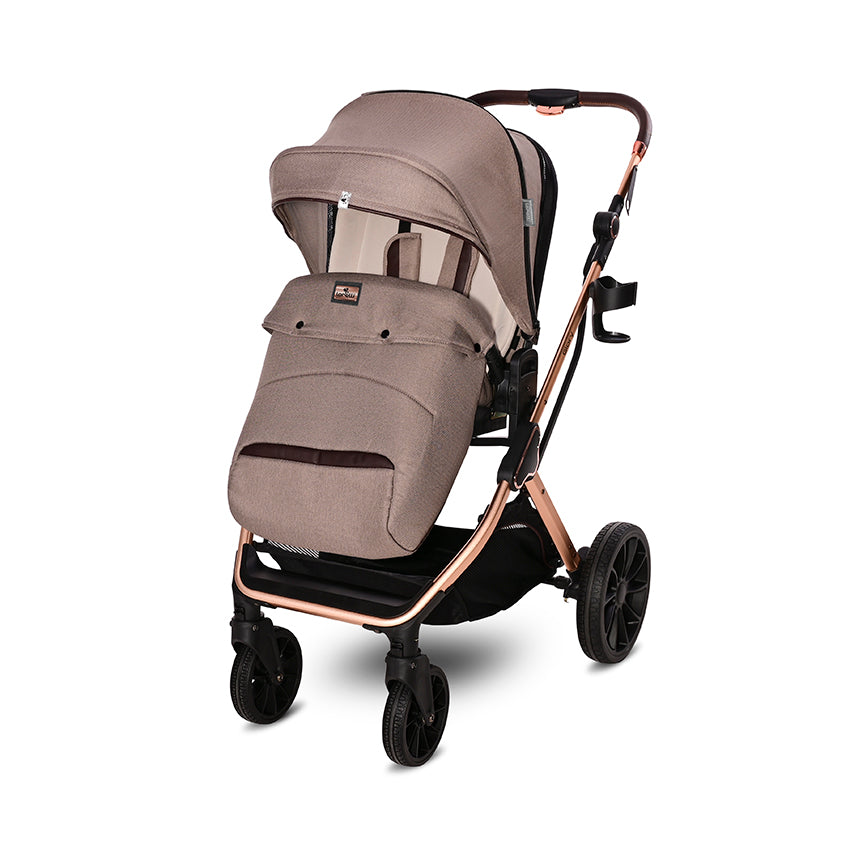 Carro de bebe glory 3 en 1 marron