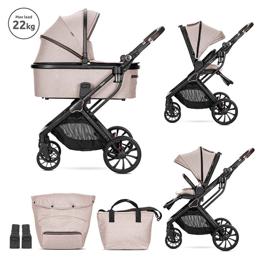 Carro de bebe Lorelli glory 2 en 1 beige claro