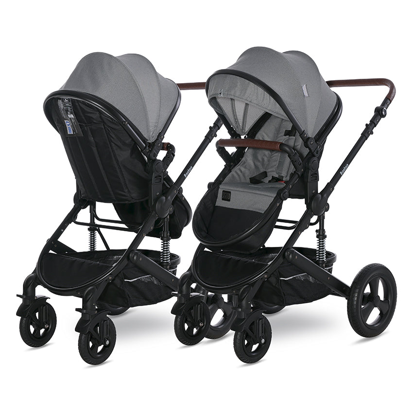 Carro de bebe Lorelli Boston 3 en 1 gris