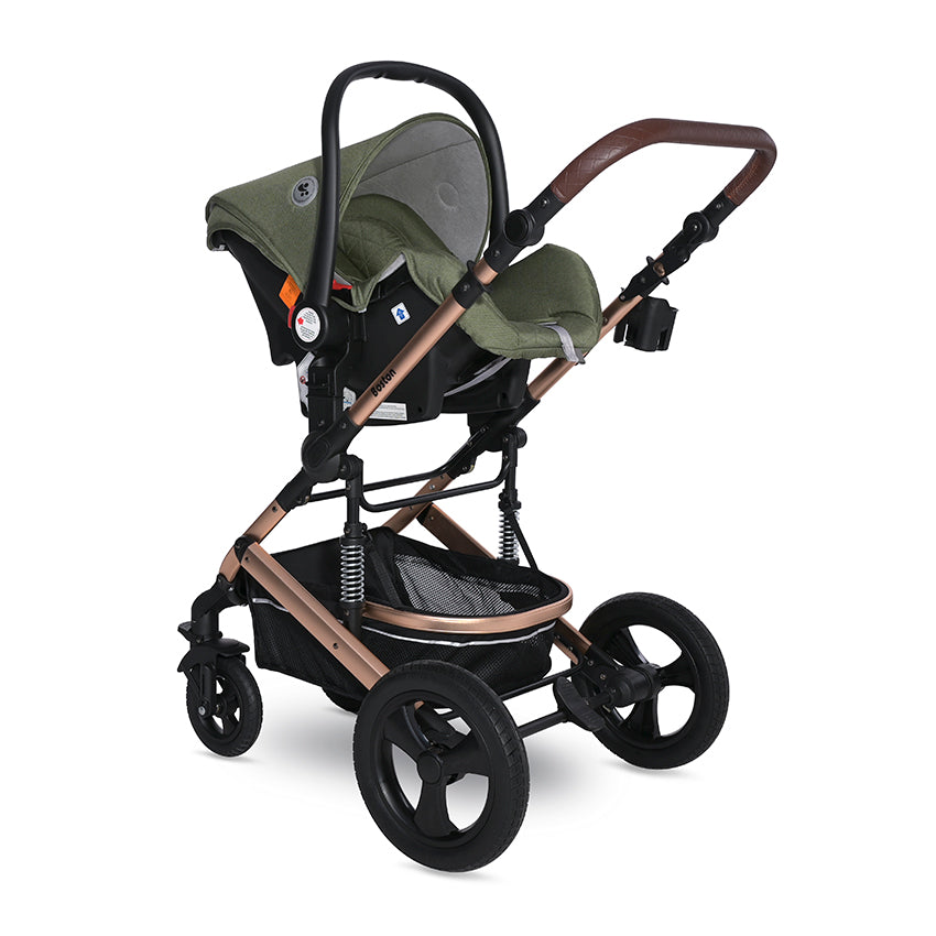 Carro de bebe Lorelli Boston 3 en 1 verde