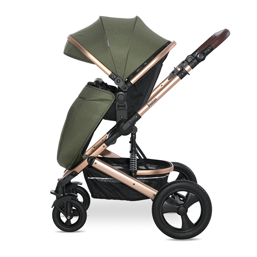 Carro de bebe Lorelli Boston 3 en 1 verde