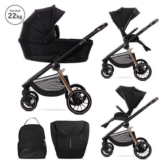 Carro de bebe Lorelli Bianca 2 en 1 negro