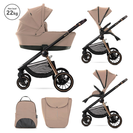 Carro de bebe Lorelli Bianca 2 en 1 beige