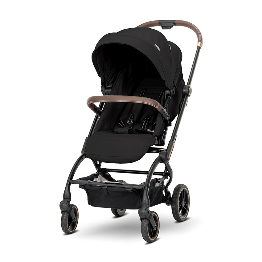 Silla de paseo MAKAYA con asiento giratorio 360° de Lorelli  negra – hasta 22 kg