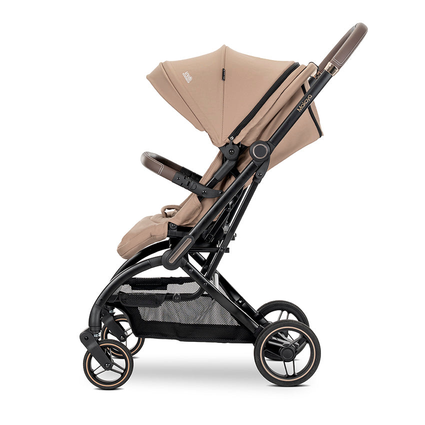 Silla de paseo MAKAYA con asiento giratorio 360° de Lorelli  beige– hasta 22 kg