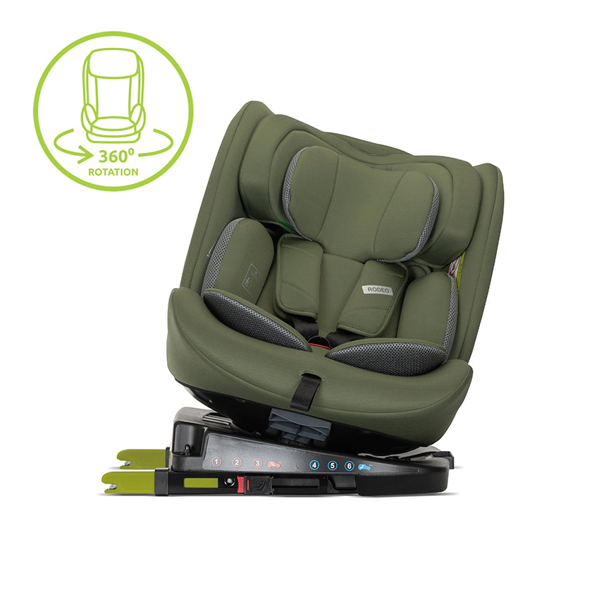Silla de coche I-Size con isofix  modelo rodeo Lorelli verde