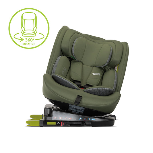 Silla de coche I-Size con isofix  modelo rodeo Lorelli verde