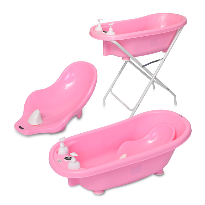 Bañera con patas Lorelli rosa grande