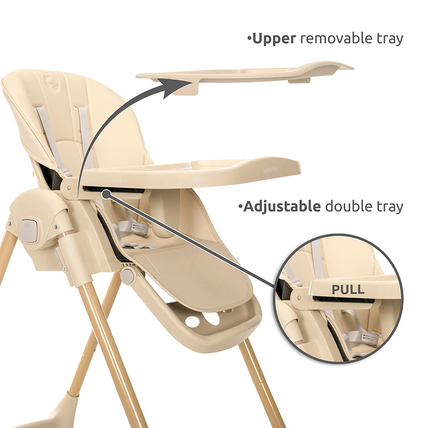 Trona de Bebé Lorelli Tummy gris