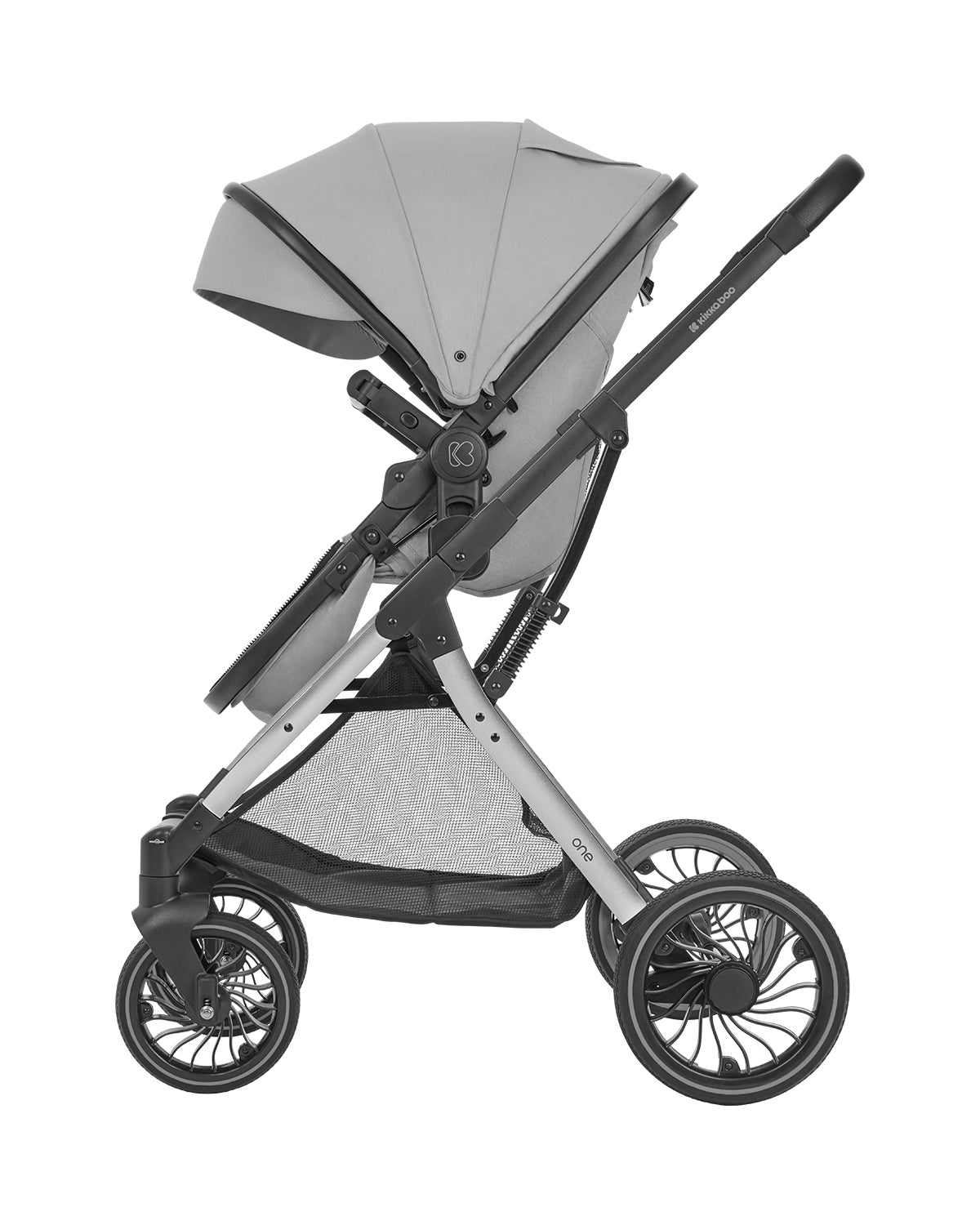 Carro de bebe One de KikkaBoo 3 en 1 Convertible negro