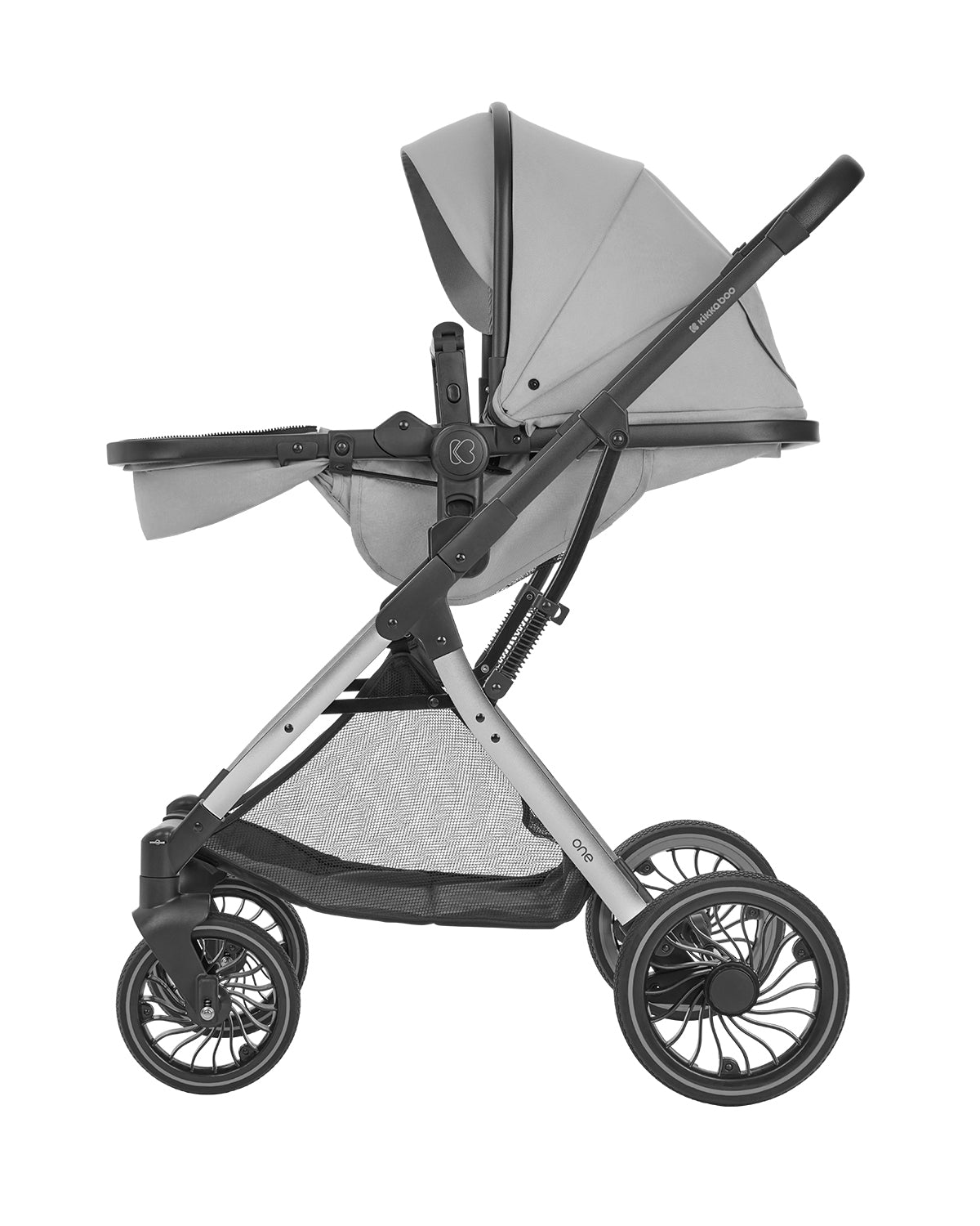 Carro de bebe One de KikkaBoo 3 en 1 Convertible negro
