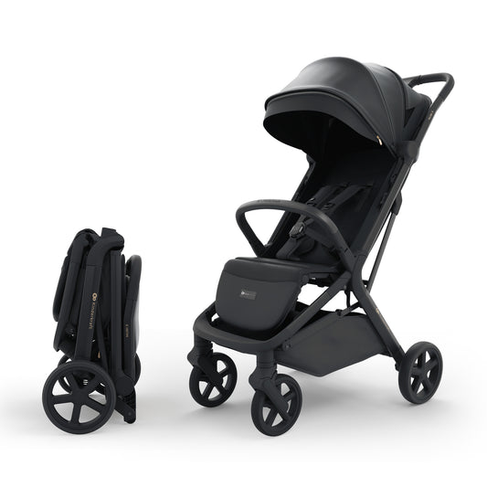 Silla de Paseo NUBI 3 de Kinderkraft  Negra– Ultraligera, Compacta y Perfecta para Viajar
