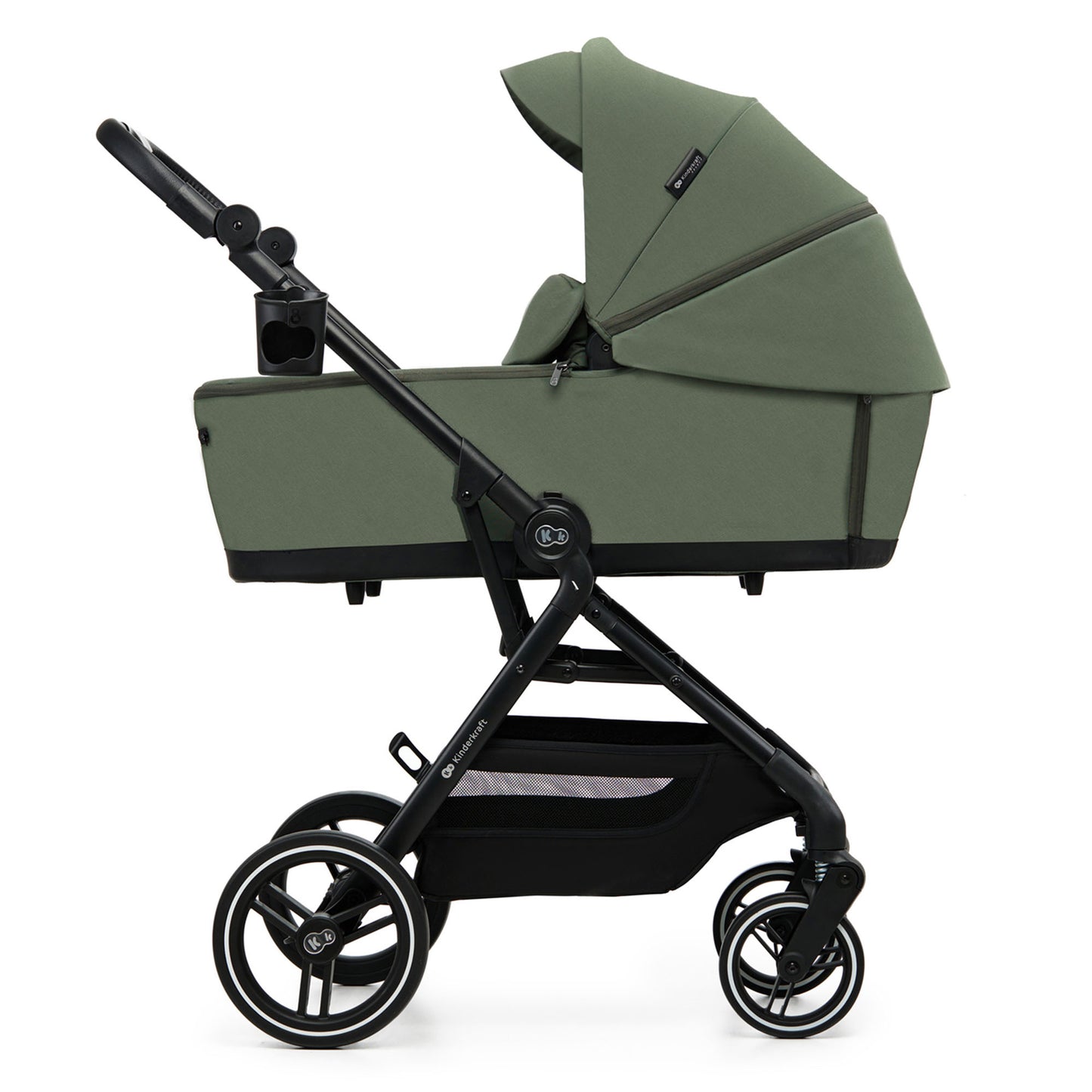 Carro bebé Kinderkraft YOXI 3 en 1  Verde+ silla coche i-Size ISOFIX