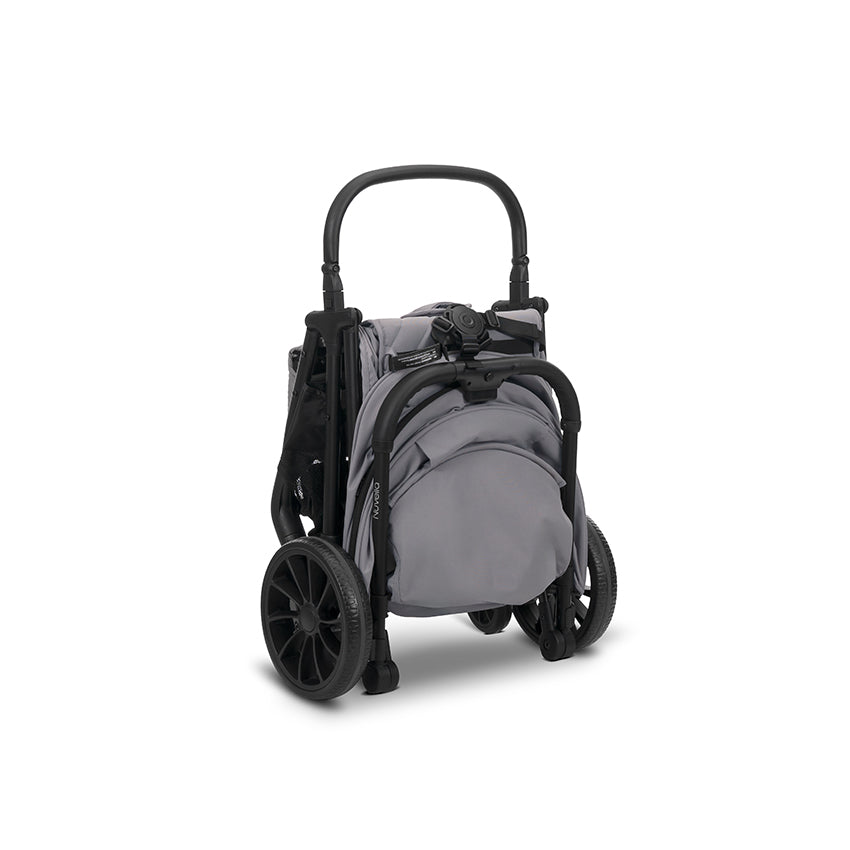 Silla de Paseo Lorelli NUVELLA hasta 22 kg Gris| Ligera, Compacta, Reclinable y Plegable con una Mano