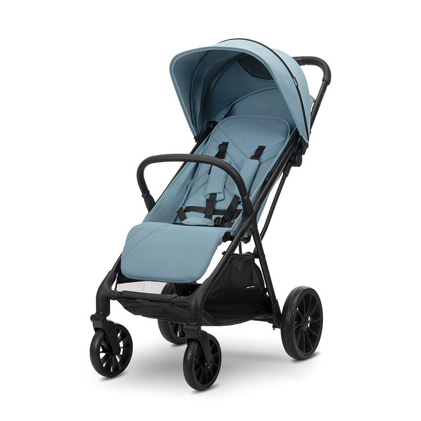 Silla de Paseo Lorelli NUVELLA hasta 22 kg azul| Ligera, Compacta, Reclinable y Plegable con una Mano