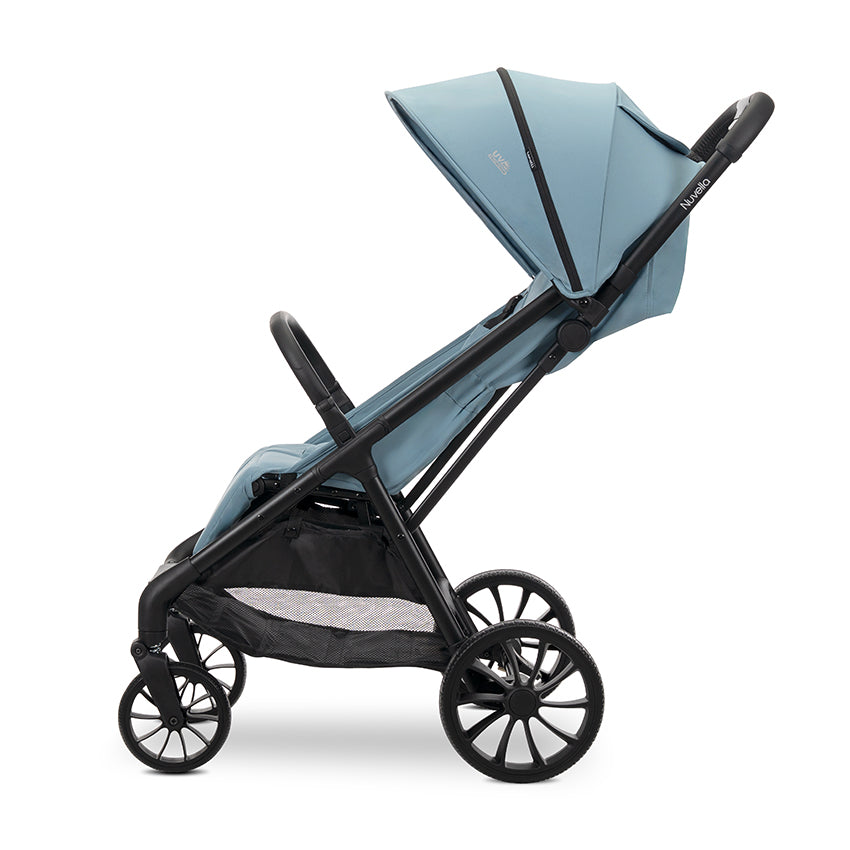 Silla de Paseo Lorelli NUVELLA hasta 22 kg azul| Ligera, Compacta, Reclinable y Plegable con una Mano