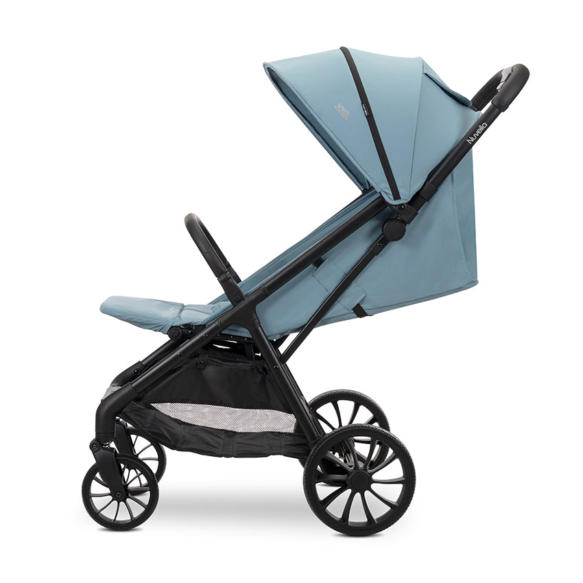 Silla de Paseo Lorelli NUVELLA hasta 22 kg azul| Ligera, Compacta, Reclinable y Plegable con una Mano