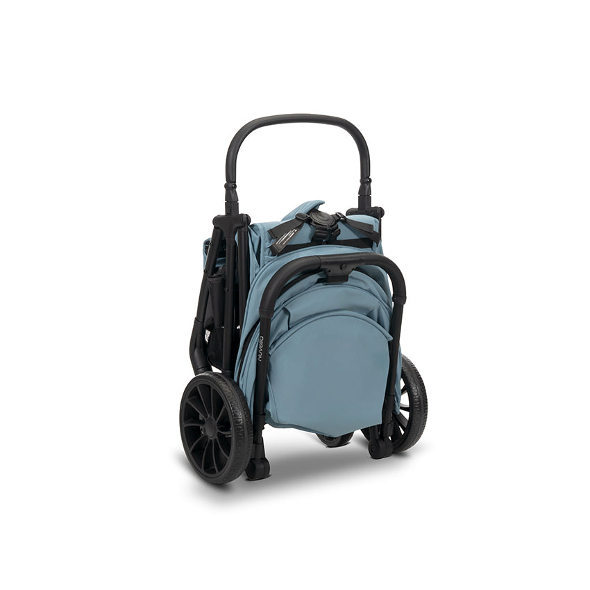 Silla de Paseo Lorelli NUVELLA hasta 22 kg azul| Ligera, Compacta, Reclinable y Plegable con una Mano