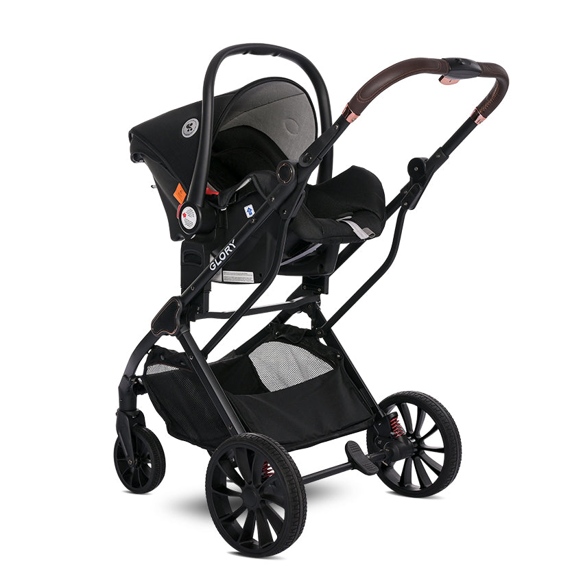 Carro de bebe Lorelli glory 3 en 1 rosa