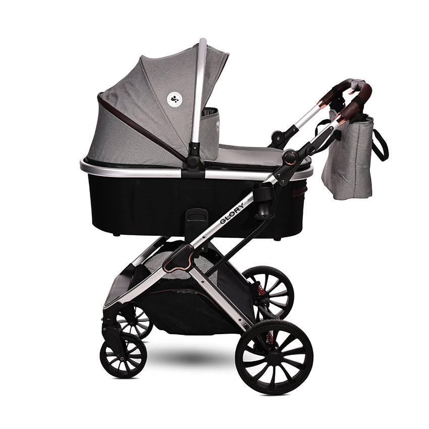 Carro de bebe Lorelli glory 3 en 1 gris