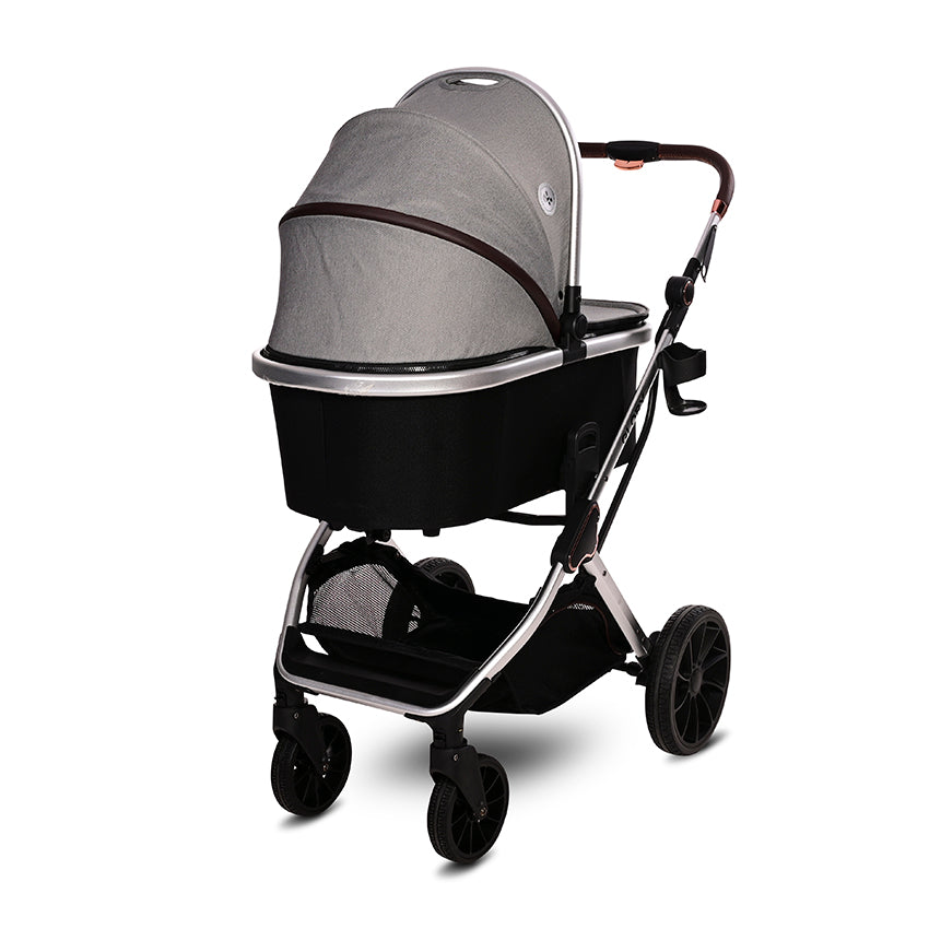 Carro de bebe Lorelli glory 3 en 1 gris