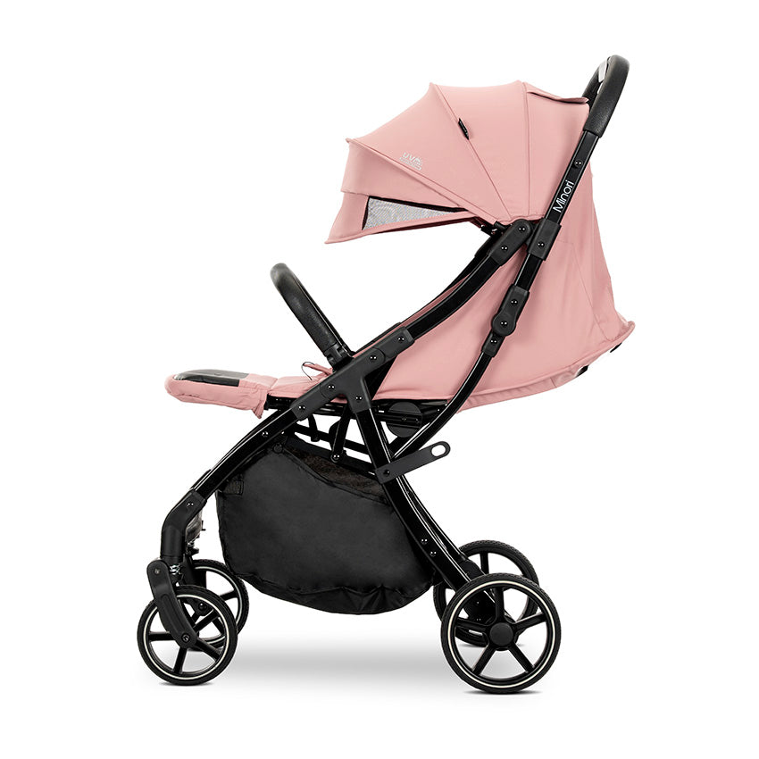 Silla de Paseo MINORI de Lorelli | Ligera, Compacta y Homologada hasta 22 kg rosa