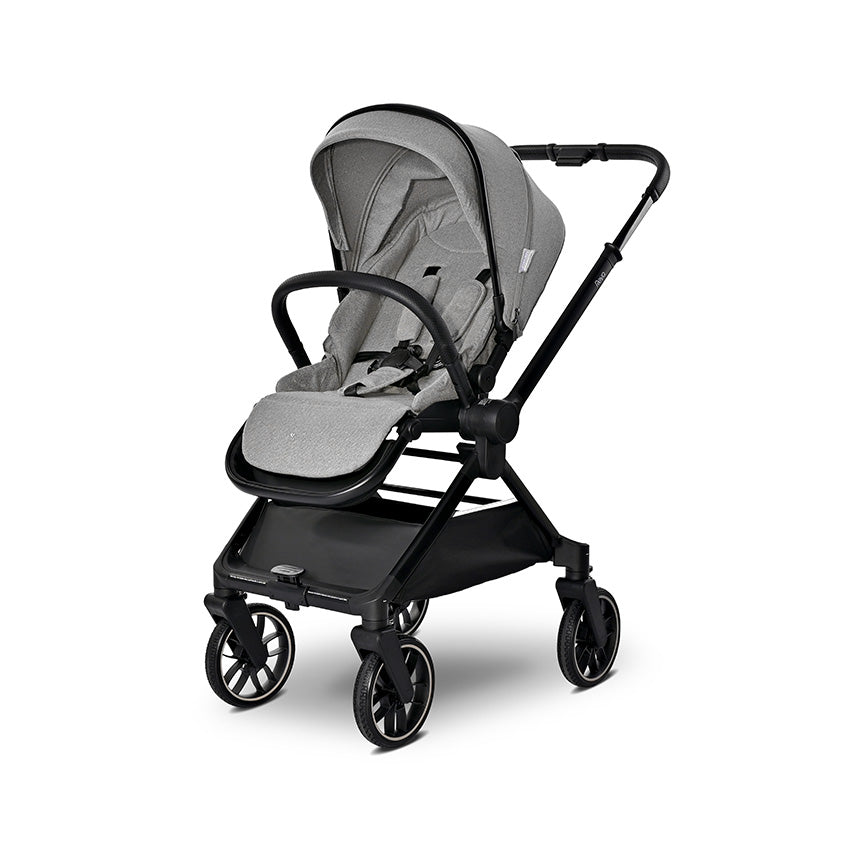 Carro de Bebé Gris Lorelli Reya 3 en 1 | Capazo, Silla de Paseo y Grupo 0