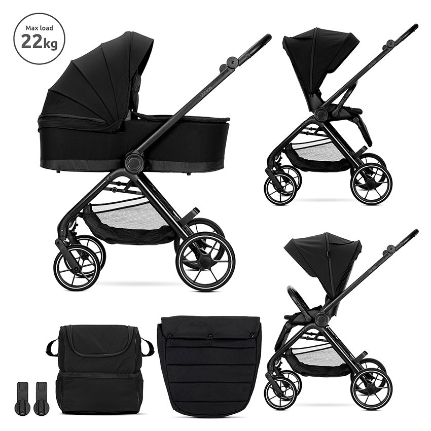 Carro de bebe Lorelli Venice 2 en 1 negro