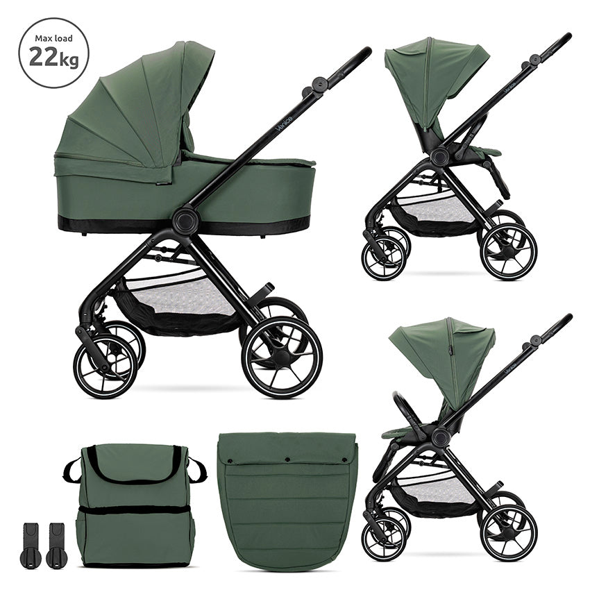 Carro de bebe Lorelli Venice 2 en 1 verde