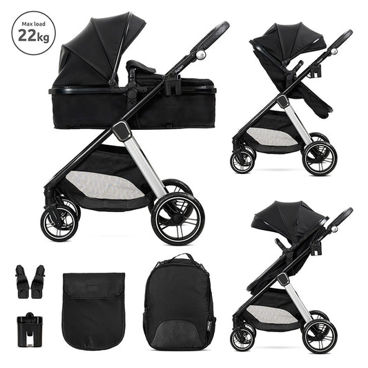 Carro de bebe Aspen de Lorelli 2 en 1 Convertible negro