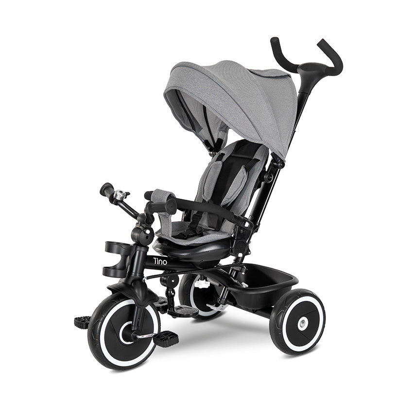 Triciclo Tino gris con rotacion de Lorelli