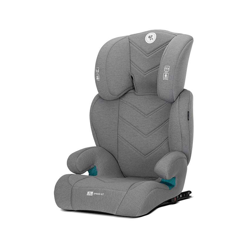 Silla de coche Lorelli GT i-Size | Uso con cinturón o Isofix, de 100 a 150 cm Gris