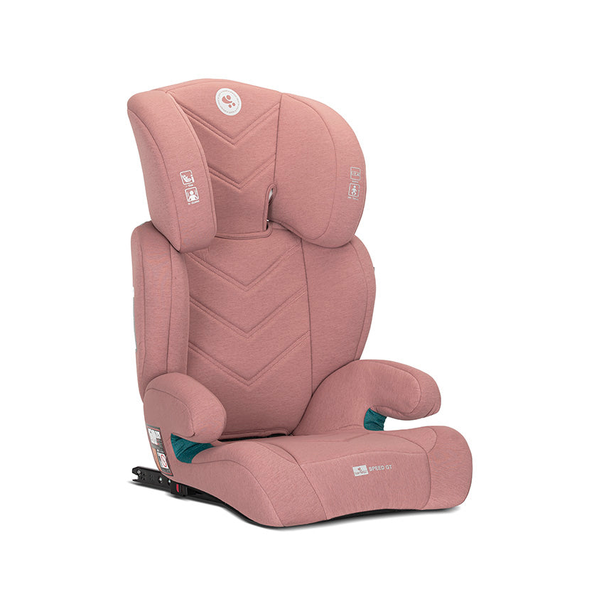 Silla de coche Lorelli GT i-Size | Uso con cinturón o Isofix, de 100 a 150 cm Rosa