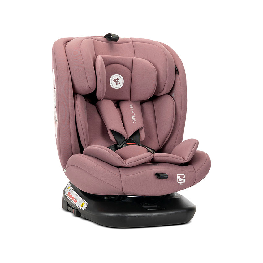 Silla de coche Capella 360º i-Size Lorelli rosa