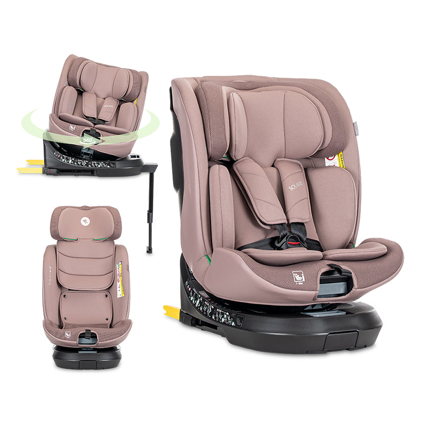 Lorelli Solaris 360º i-Size (40–150 cm) rosa – Seguridad y Rotación Total