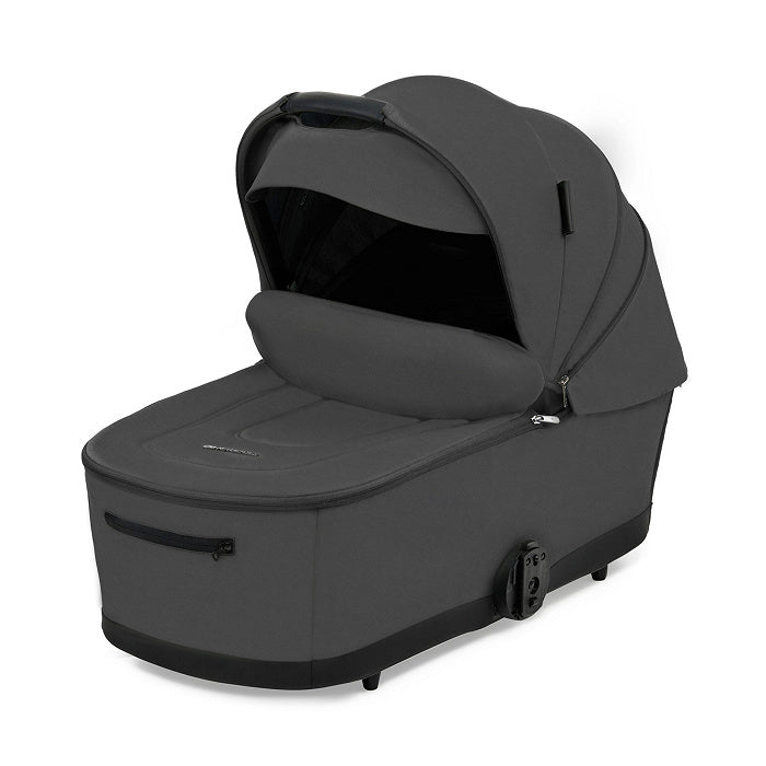 Carro de Bebé Kinderkraft YOXI 2 en 1 hasta 22 kg Gris| Capazo, Silla Reversible, Chasis de Aluminio y Travel System