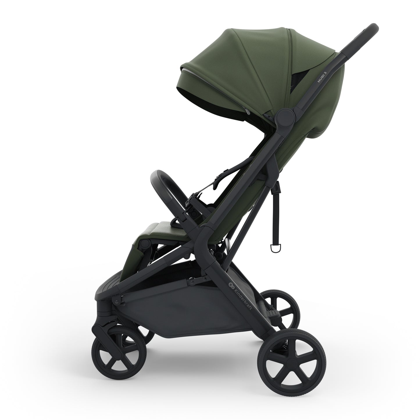 Silla de Paseo NUBI 3 de Kinderkraft  verde– Ultraligera, Compacta y Perfecta para Viajar