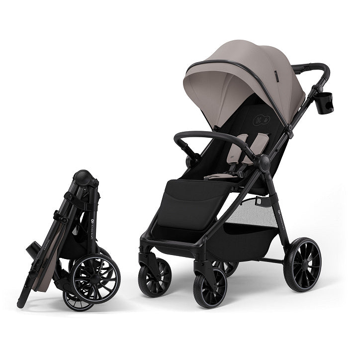 Silla de Paseo Kinderkraft Grande 2 hasta 22 kg Beige | Reclinable, Cómoda y Todoterreno