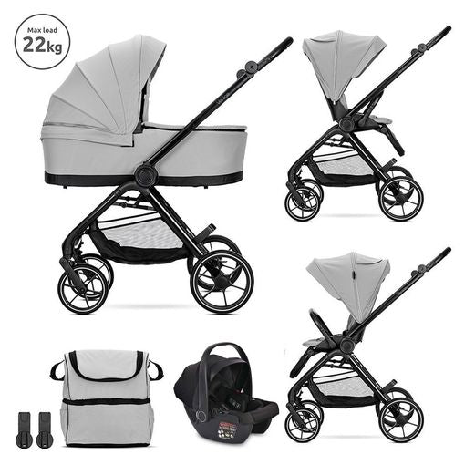 Carro de bebe Lorelli Venice 3 en 1 gris