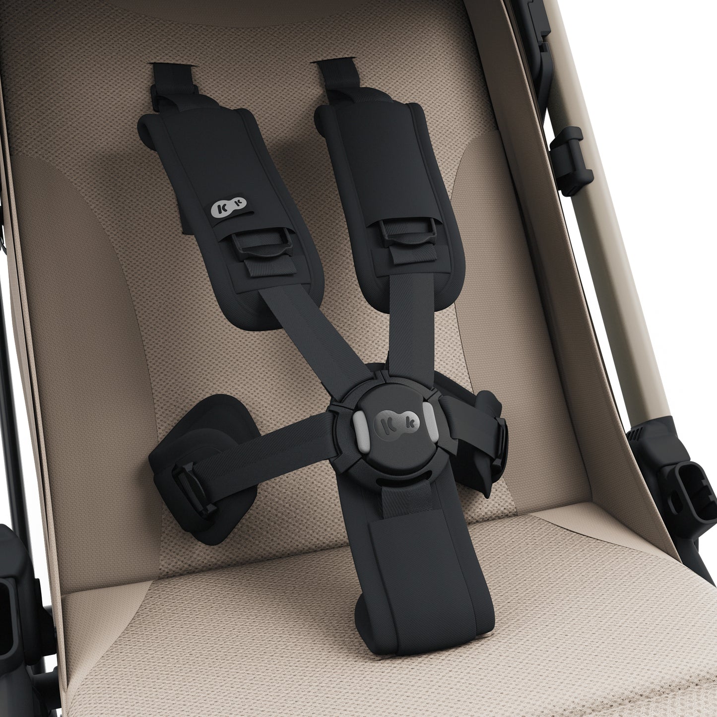Silla de Paseo NUBI 3 de Kinderkraft  Beige– Ultraligera, Compacta y Perfecta para Viajar