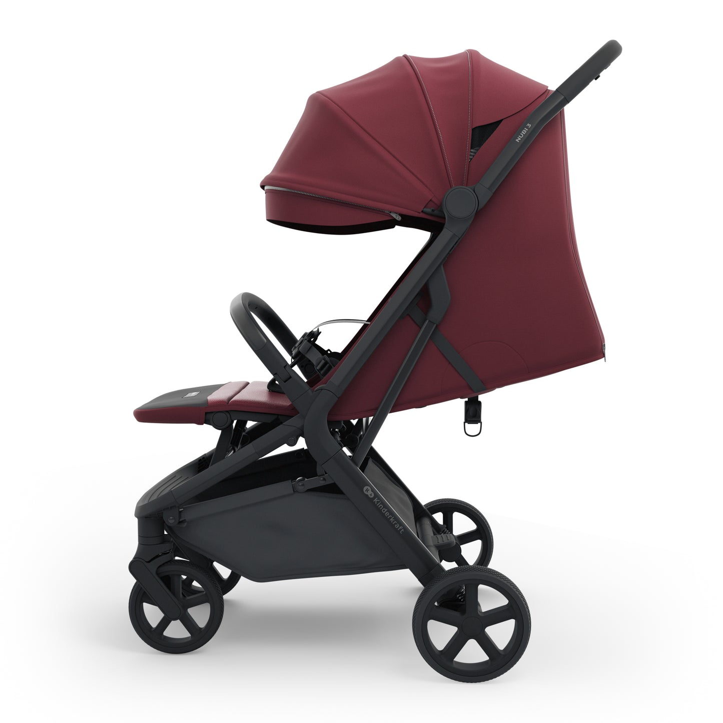 Silla de Paseo NUBI 3 de Kinderkraft  Burdeos– Ultraligera, Compacta y Perfecta para Viajar (Copia)