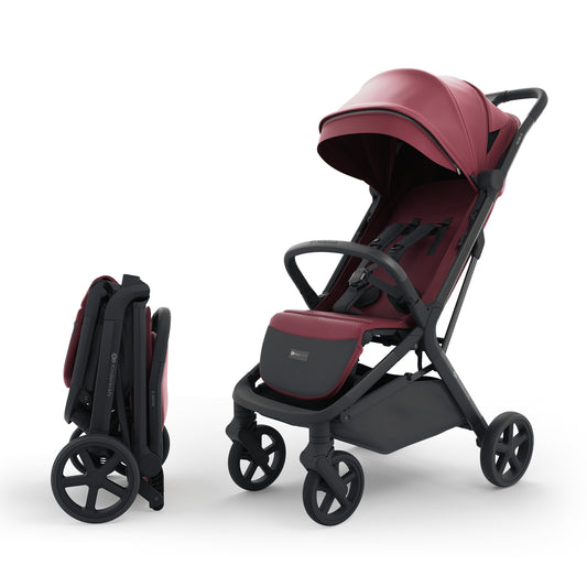 Silla de Paseo NUBI 3 de Kinderkraft  Burdeos– Ultraligera, Compacta y Perfecta para Viajar (Copia)