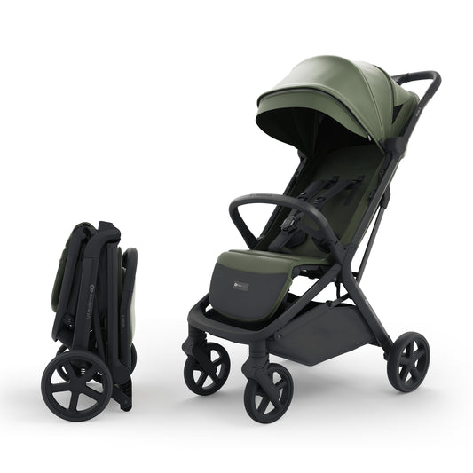 Silla de Paseo NUBI 3 de Kinderkraft  verde– Ultraligera, Compacta y Perfecta para Viajar