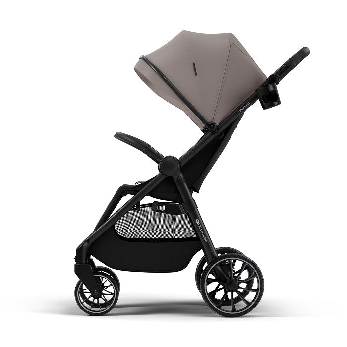 Silla de Paseo Kinderkraft Grande 2 hasta 22 kg Gris | Reclinable, Cómoda y Todoterreno