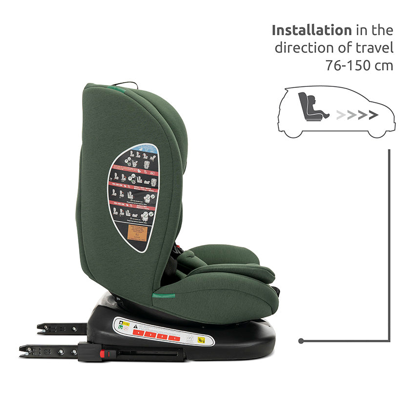 Silla de coche Capella 360º i-Size Lorelli gris