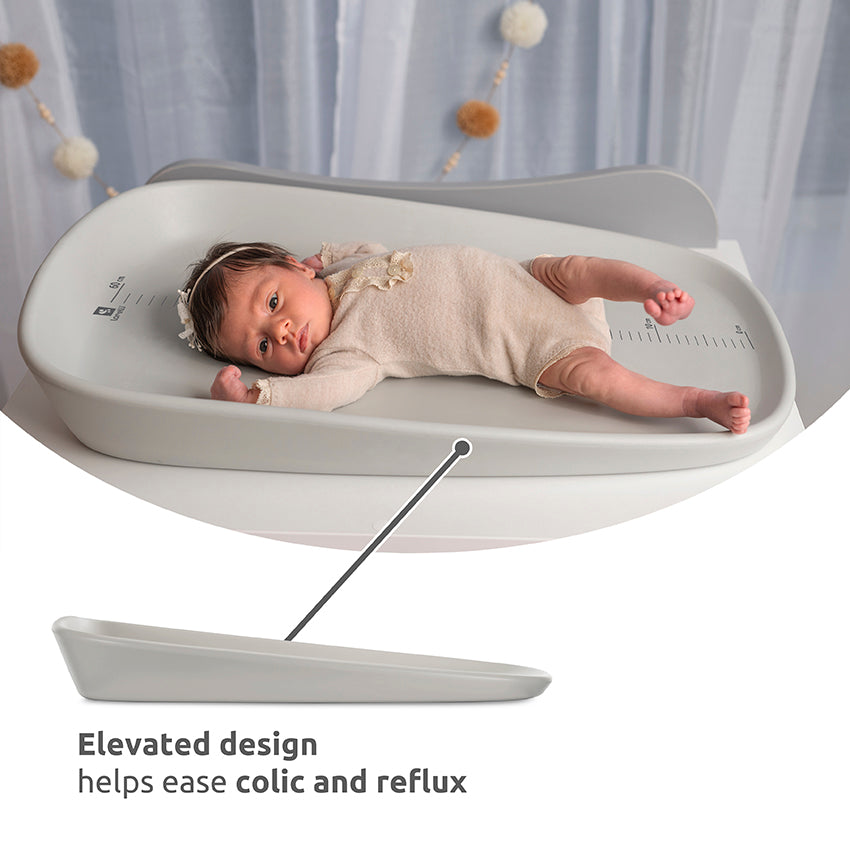 Cambiador Lorelli Lulu | Cálido, seguro y fácil de limpiar gris