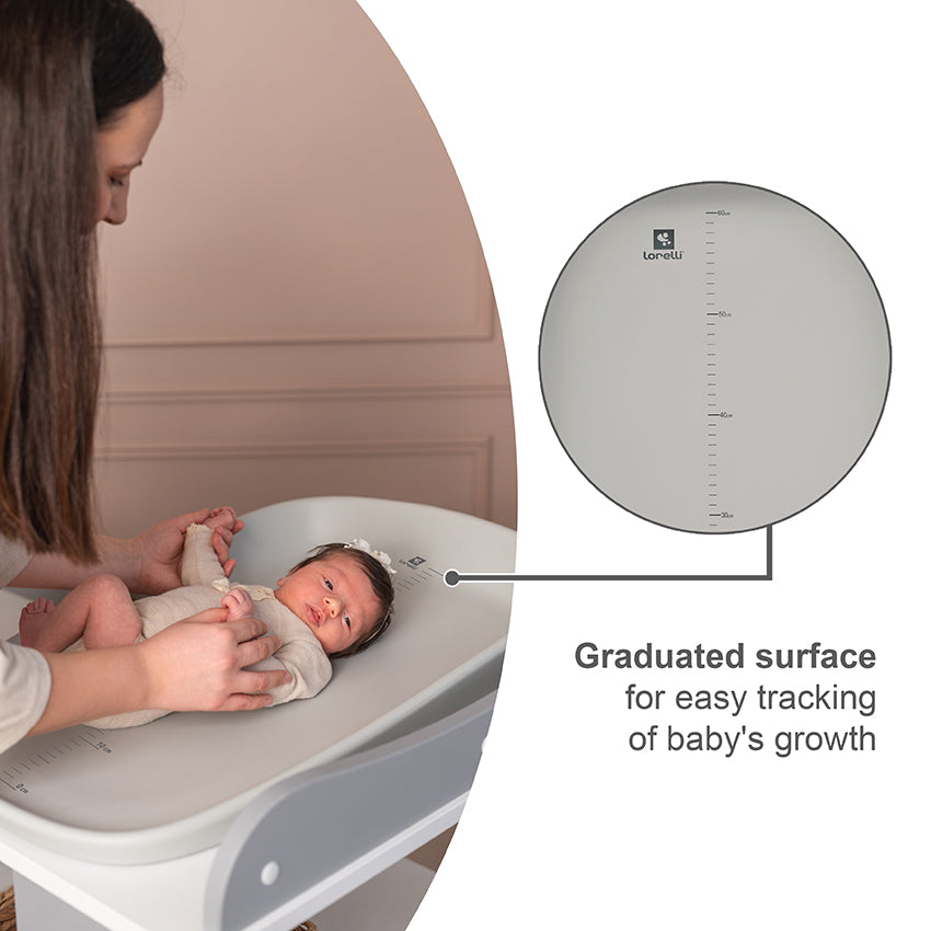 Cambiador Lorelli Lulu | Cálido, seguro y fácil de limpiar beige