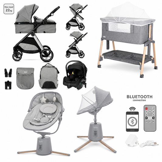 Pack carro de bebe Gris aspen